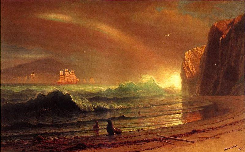 Albert Bierstadt The Golden Gate China oil painting art